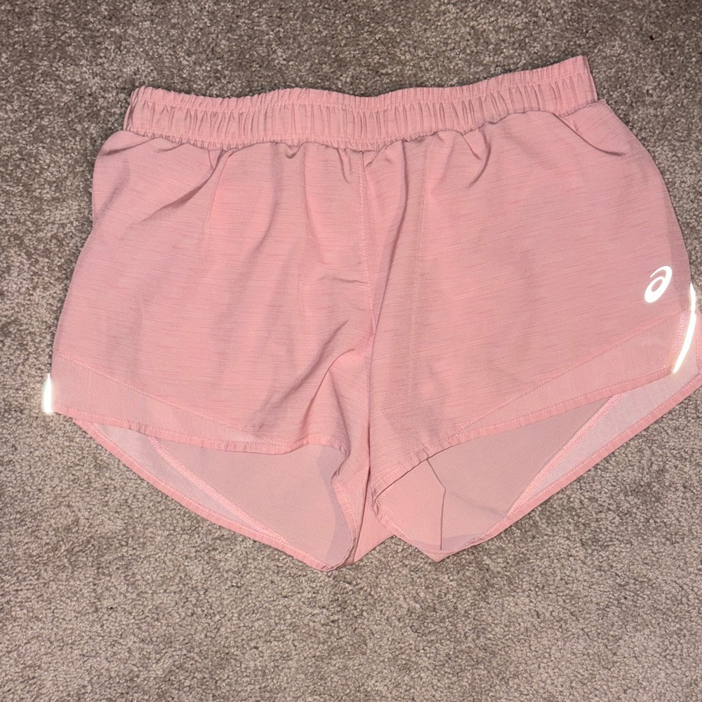 Asics Women's Pink Athletic Shorts